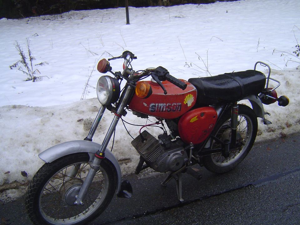 Simson S 51 - 4 Gang unrest. / anspringend in Eibenstock