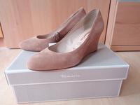 NEU Tamaris Keilpumps 37 Echtleder Keilabsatz Altrosa Beige Wedge Berlin - Rudow Vorschau