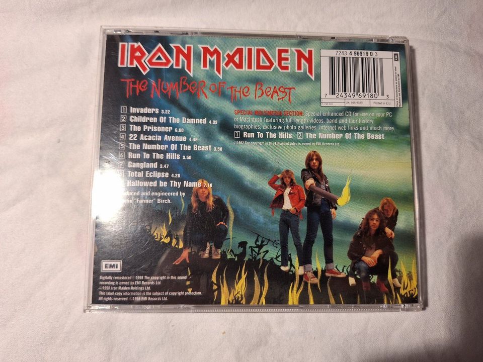 Iron Maiden, The number of the beast CD in Münchsmünster