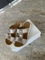 Rieker Damen Pantolette Silber beige Gr. 38 Bayern - Stockheim Oberfr Vorschau