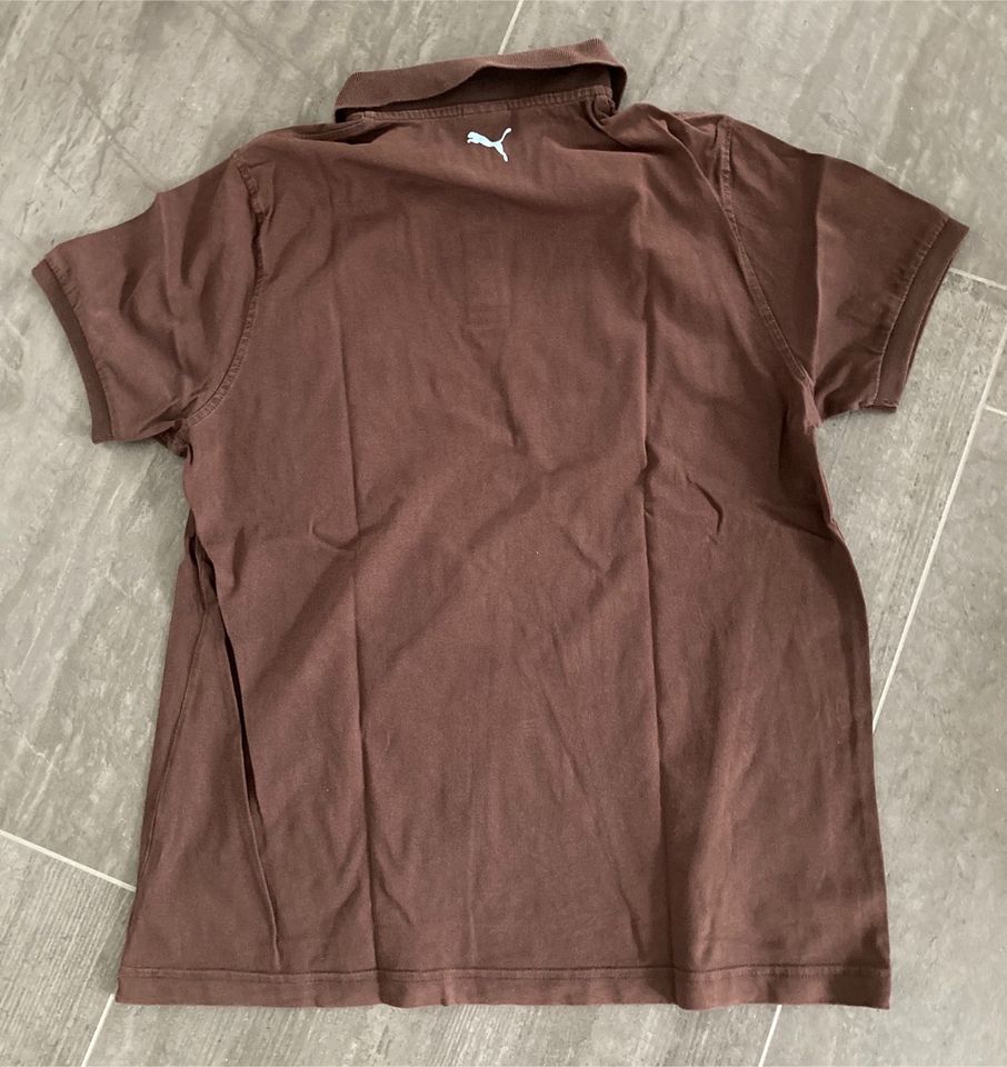 Puma Poloshirt XL in Goldenbow