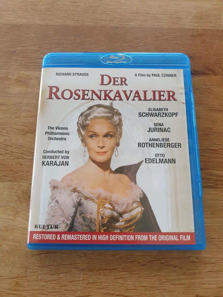 STRAUSS  SCHWARZKOPF  KARAJAN DER ROSENKAVALIER Blu-Ray THE FILM in Halle