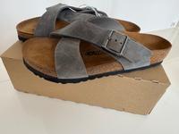 Birkenstock Tunis Bout Sandalen Leder| Gr. 40| Grau Nordrhein-Westfalen - Rietberg Vorschau