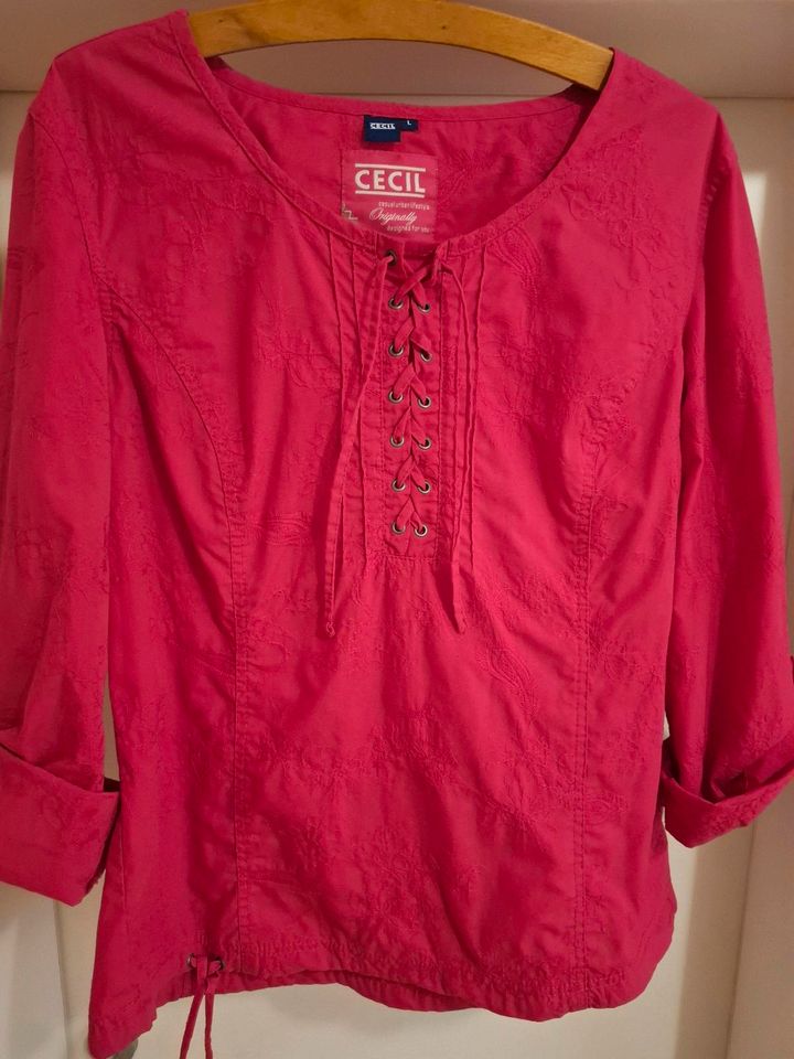 Schöne Cecil Damen Bluse Gr  L In Rot Zu Verkaufen in Marktoberdorf