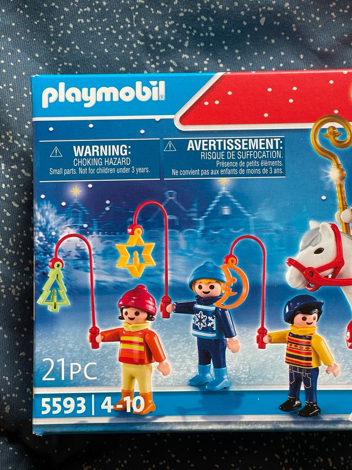 Playmobil Christmas Laterne Nikolaus Pferd Neu und OVP in Hildesheim
