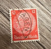 Briefmarke Deutsches Reich 12 Pfennig Hindenburg Bayern - Hohenkammer Vorschau