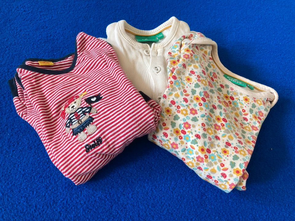 Schlafanzug Mädchen Pyjama Gr. 74 neuwertig Steiff Green Little in Stuttgart