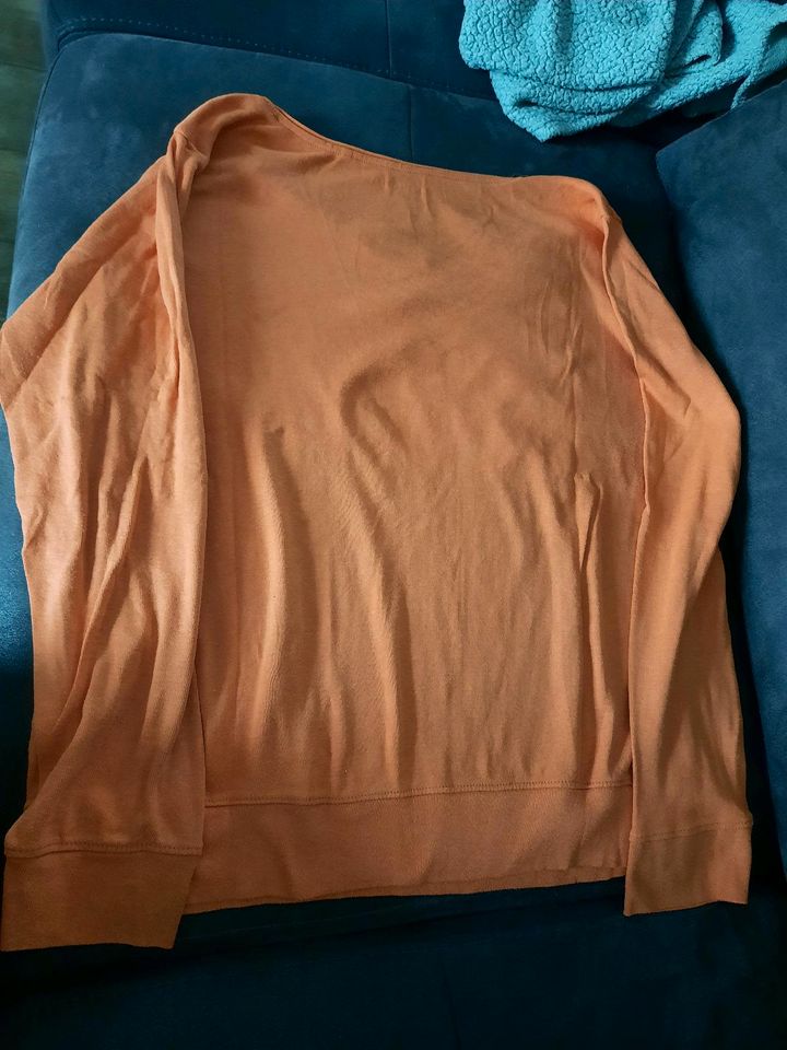 3x Pullover - L - orange - grün - braun in Hirschaid