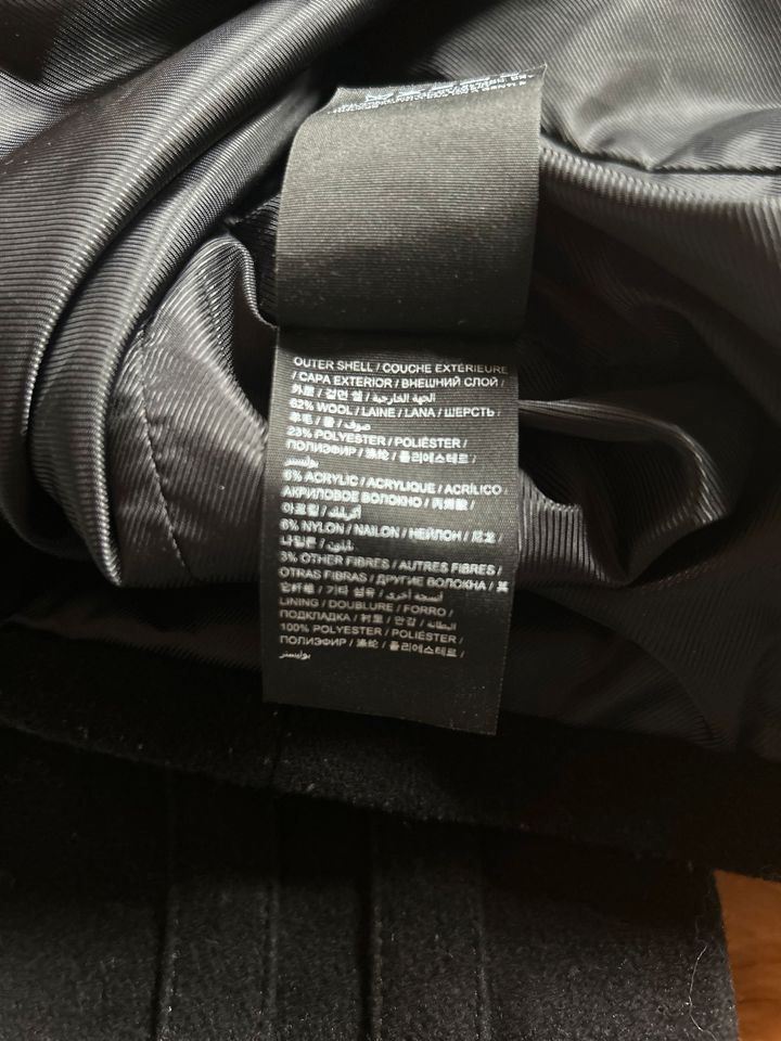 Superdry Jacke caban Wolle schwarz gr. XL in Molfsee