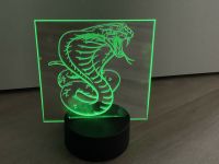 Lasergravuren Cobra Deko Spiegelglas beleuchtet + personalisiert Baden-Württemberg - Kappel-Grafenhausen Vorschau