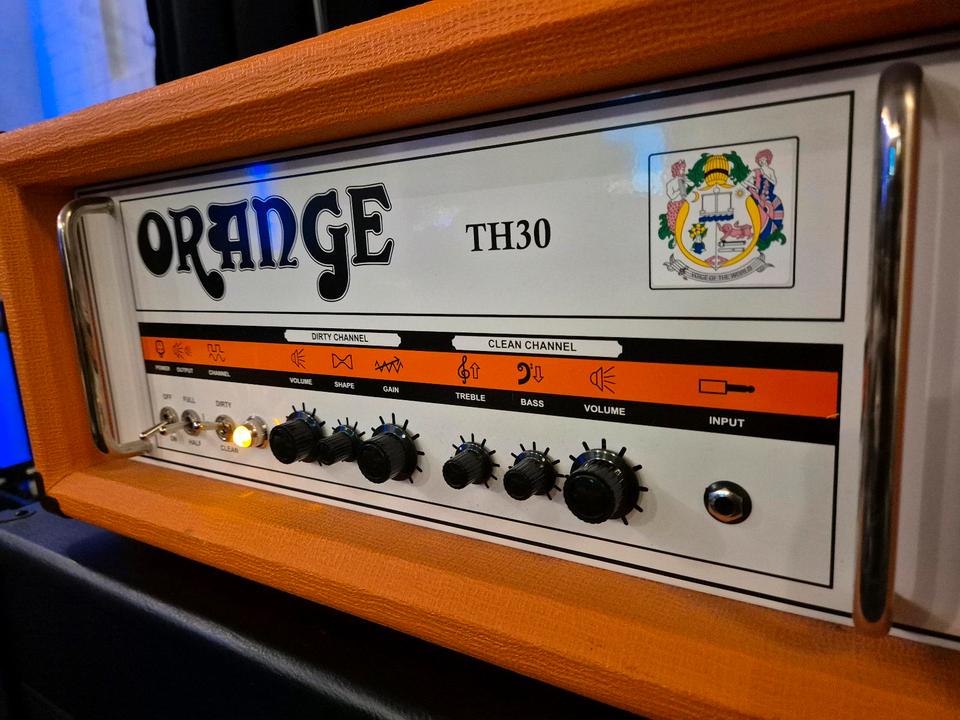 Orange TH-30 Röhrenverstärker Topteil + Jet City box, half stack in Kassel