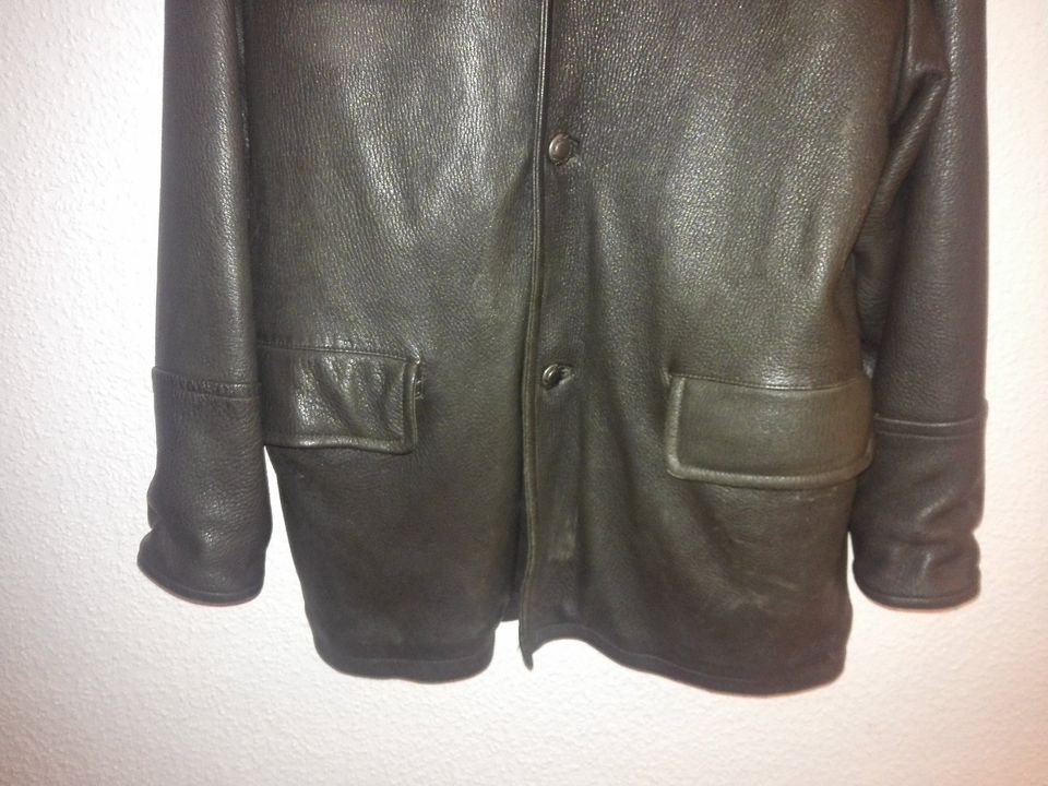 BMW HIRSCH LEDERJACKE LEDER KURZMANTEL Gr. L XL 52 / 54 in Mülheim (Ruhr)