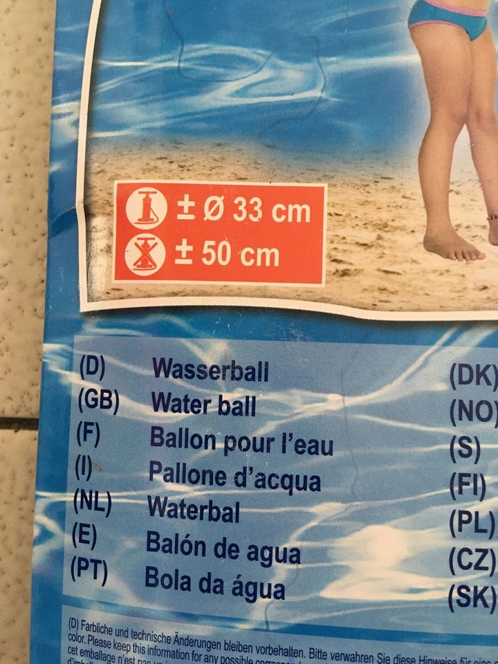 Wasserball / Strandball Wehncke 33 cm - NEU in Grünendeich Niederelbe