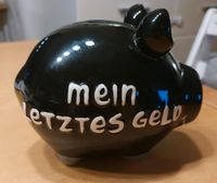 Sparschwein schwarz "Mein letztes Geld" Baden-Württemberg - Gundelfingen Vorschau