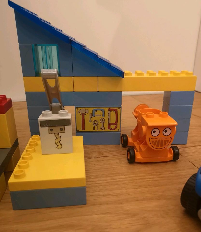 LEGO duplo Bob der Baumeister 3299 Sprinti & Mixi Bobs Werkstatt in Binzen