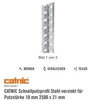 50 Schnellputzprofile verzinkt 10mm Nordrhein-Westfalen - Rheine Vorschau