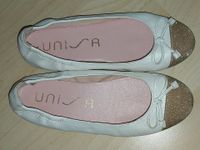 Unisa Echtleder Ballerinas Gr. 34 beige gold festlich glitzer Nordrhein-Westfalen - Hamm Vorschau