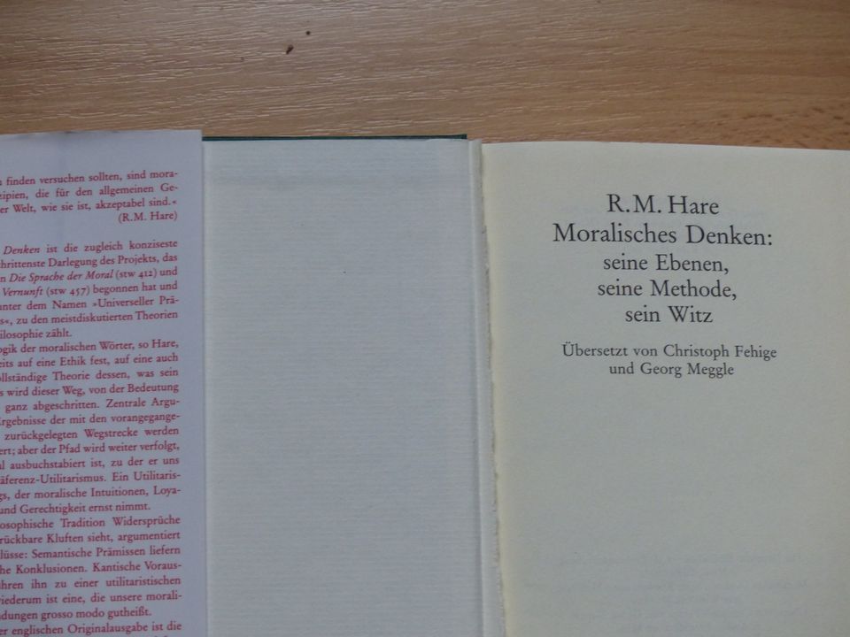Richard M. Hare - Moralisches Denken in Hannover