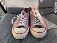 Converse All Star Chucks Gr. 9,5 / 41 unisex rot weiß GIngham Bayern - Coburg Vorschau