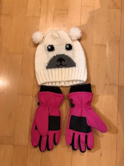 Tchibo Bärenmütze beige, Alive Handschuhe pink Gr. 7 in Bad Ems