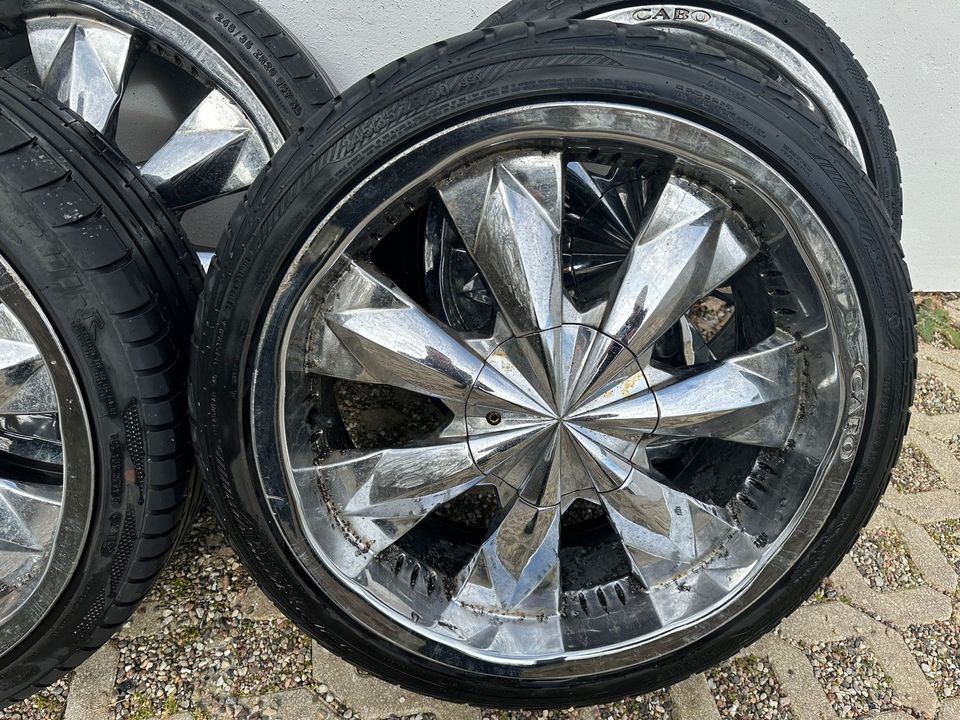 US Alloys CABO 20“ Chrome Alufelgen LK 5x112 5x115 Audi Mercedes in Bad Schwartau
