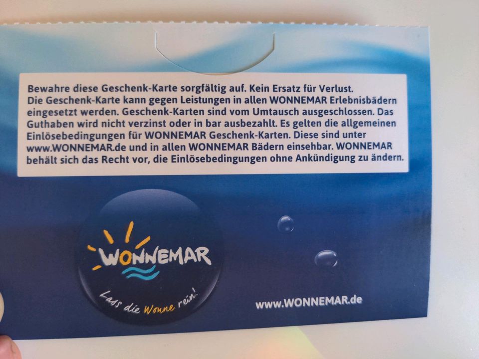Wonnemar Gutschein 15 Euro Schwimmbad Wismar Ingolstadt Sonthofen in Steinfeld a. Main