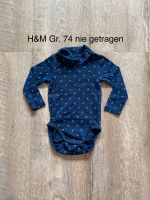 Neu H&M Body Gr. 74 blau Sterne Baumwolle Niedersachsen - Bohmte Vorschau