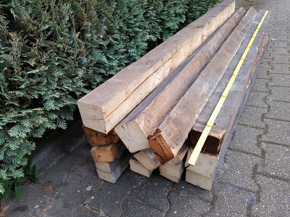 Holzbohlen Massivholz Balken Holz Altholz Vintage -mit Zuschnitt! in Herne