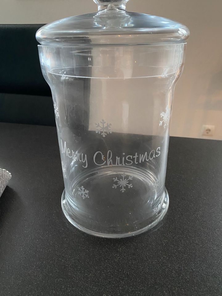 Keks Gebäck Plätzchen Dose Glas Weihnachtsgebäck in Alsdorf