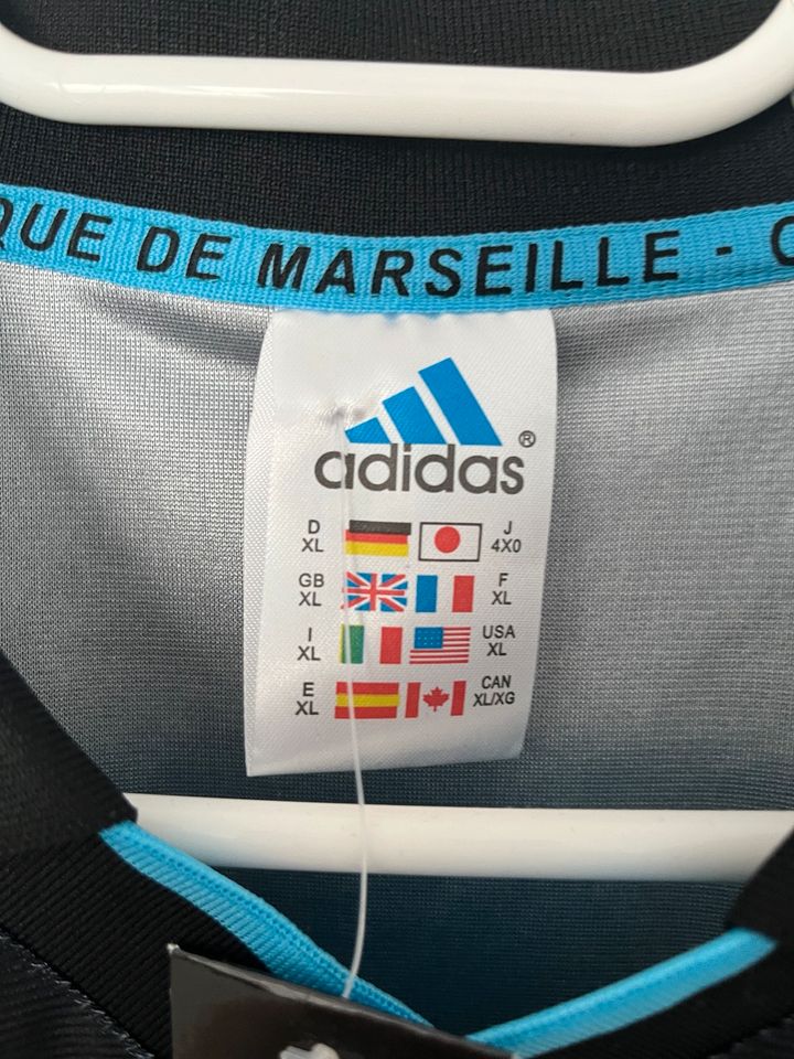 Marseille Trikot Adidas Xl Neu mit Ettiket in Arnis