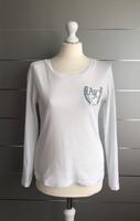 Weißes AJC Shirt / Langarm-Shirt mit Logo, Gr. 36/38 Bayern - Schöllkrippen Vorschau