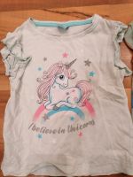 3 süße T-shirts 86 92 mit peppa, Einhorn und Früchtchen Nordrhein-Westfalen - Bornheim Vorschau