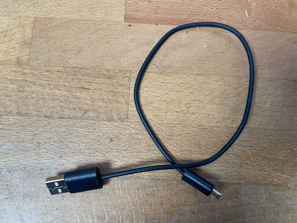 Logitech USB-A auf Micro-USB Kabel 40 cm schwarz in Radebeul