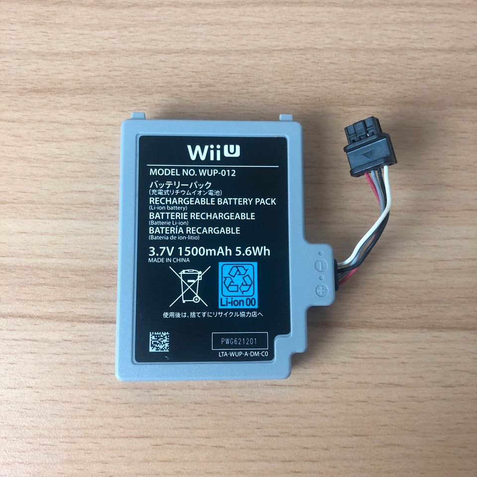 Original Nintendo Wii U GamePad Battery Batterie Akku Pack in  Baden-Württemberg - Herbrechtingen, Wii Konsole gebraucht kaufen