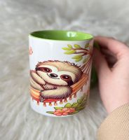 DIY Tasse Geschenk personalisierbare  Tasse Faultier Sachsen - Markranstädt Vorschau