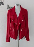 Liberty Jacke Velourleder Imitat Biker-Jacke Gr. L 40 Rot Top Niedersachsen - Rosengarten Vorschau