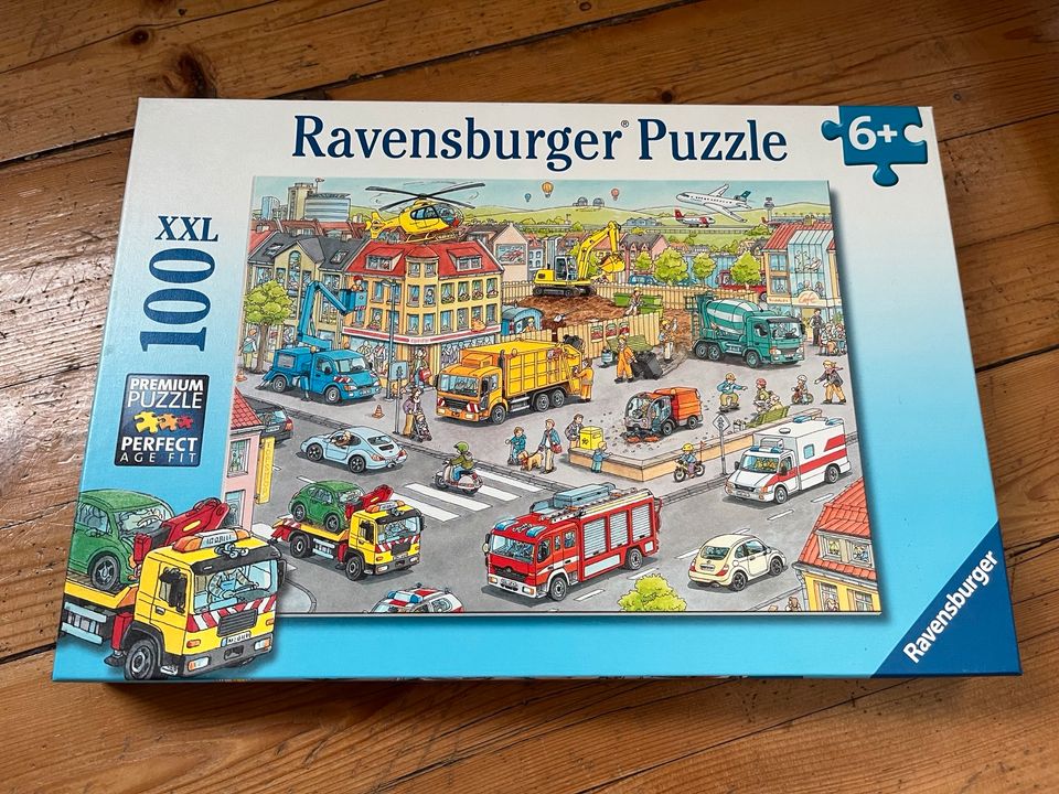 Ravensburger Puzzle 100 XXL Fahrzeuge/ Stadt für Kinder 6+ in Düsseldorf