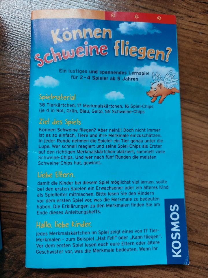 KOSMOS "Können Schweine fliegen" Spiel in Badenweiler