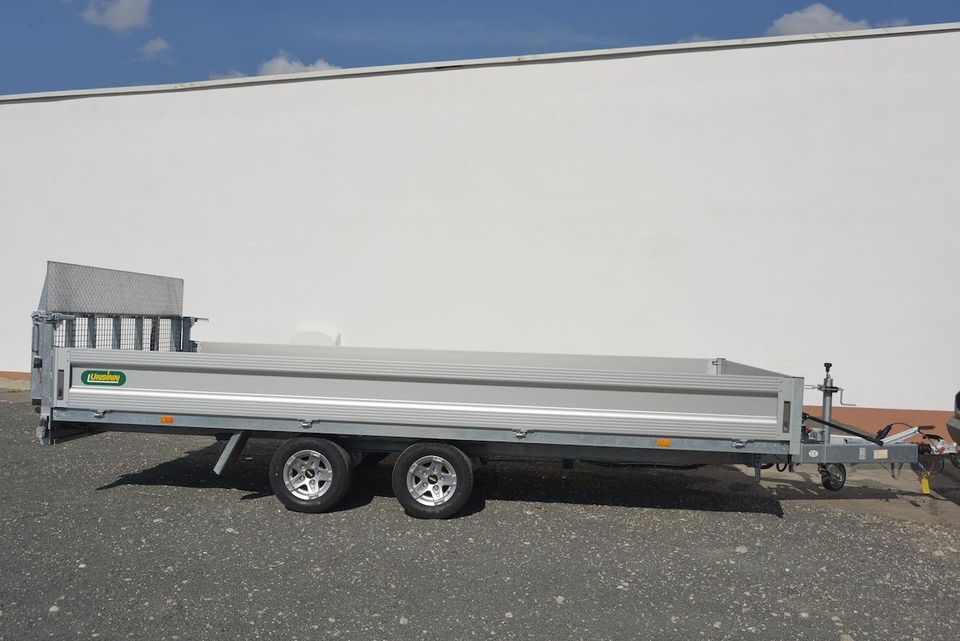 ❗❗❗SONDERPREIS❗❗❗ Unsinn Anhänger UM 4220-30-10 517795 Kastenanhänger Hochlader kippbar Auffahrrampe Alu-BW 3000kg 426x204 Kfz-Trailer Garten Landschaftsbau GaLaBau Autotrailer Minibagger Stapler in Leipzig