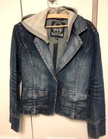 Jeansjacke Blazer mit abnehmbarer Kapuze Vintage Wear Denim Kreis Pinneberg - Uetersen Vorschau