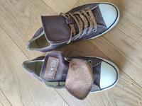 Chucks Große 37,5 All Star Converse Braun Glitzer Fasching Hessen - Maintal Vorschau