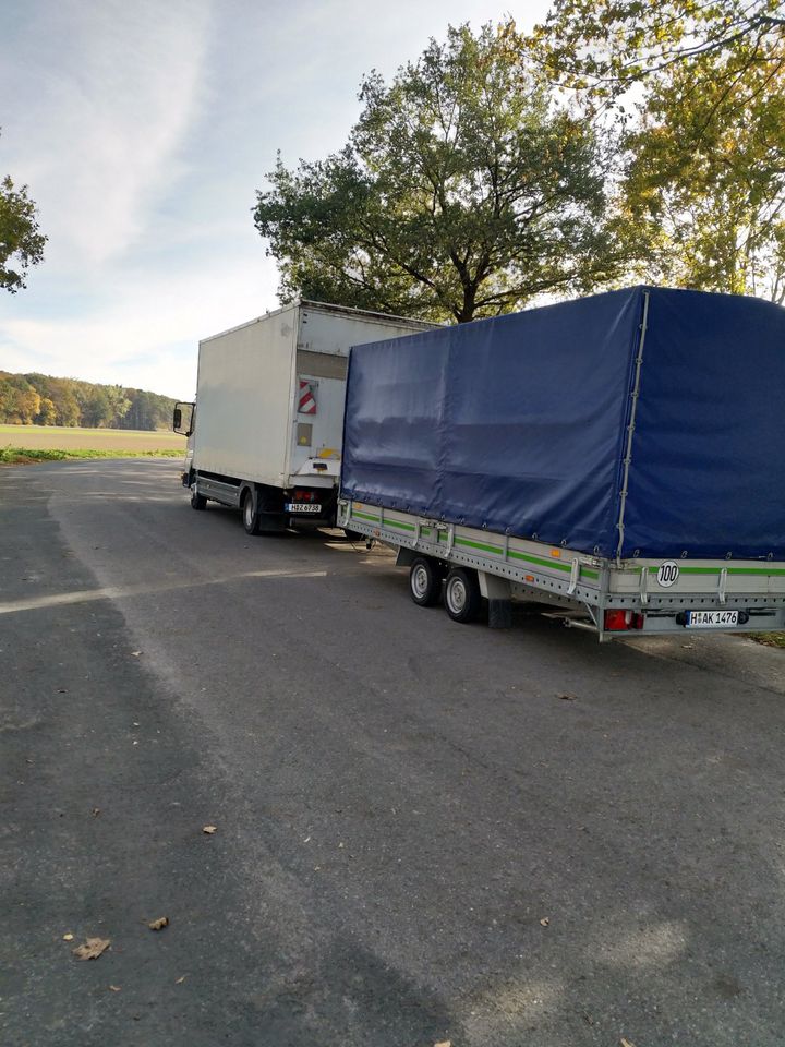 LKW mit Fahrer zum Mieten Umzüge Transport in Hannover