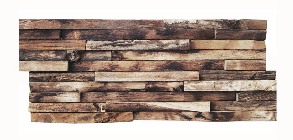 Wandverkleidung Holz Design Wand Paneele Teakholz Verblender in Herne