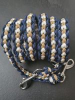 Paracord Hundeleine "Cuore marine", reflektierend, Edelstahl Sachsen - Großharthau-Seeligstadt Vorschau