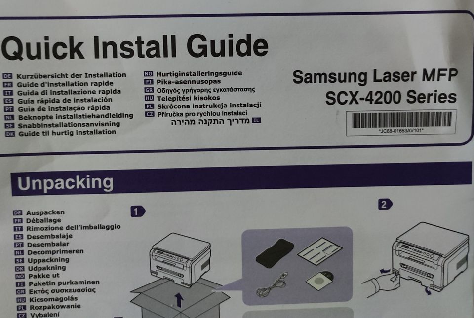 Samsung SCX 4200 Laserdrucker Scanner Kopierer - für Bastler in Erftstadt