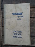 Triumph Herald 1200: Owners Repair Manual Nordrhein-Westfalen - Hürth Vorschau