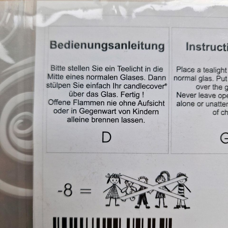 5 Candlecover Windlicht Teelichthalter Glas Kerzenhalter Hülle in Magstadt