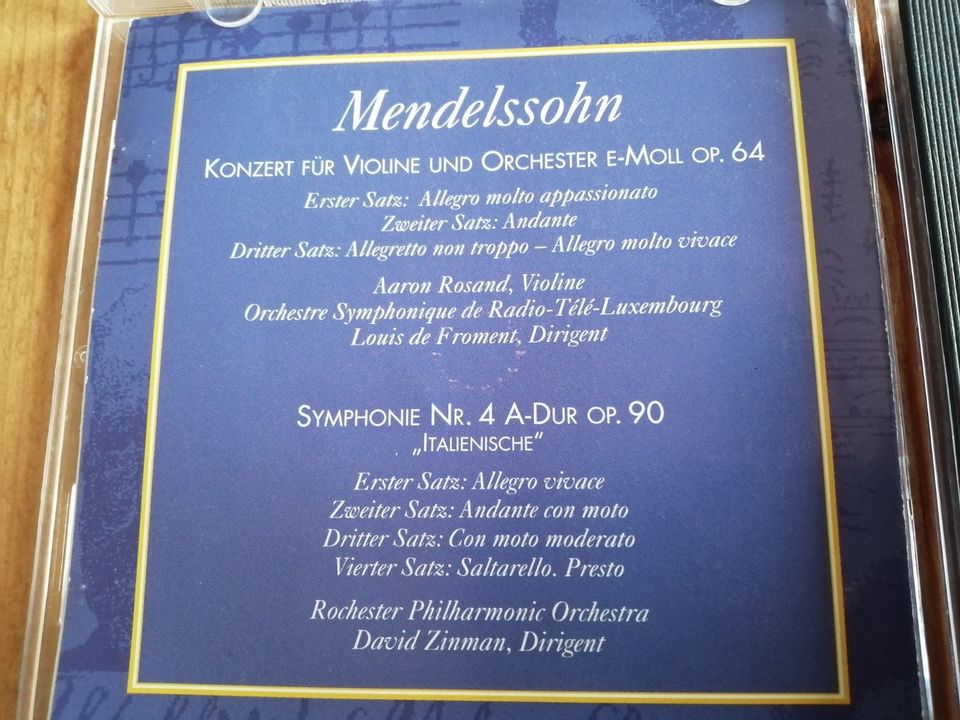 CD Im Herzen der Klassik, Mendelssohn in Bad Soden-Salmünster