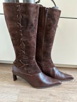 Maripé Stiefel spitz Leder Wildleder Gr. 38 wie neu Niedersachsen - Langenhagen Vorschau