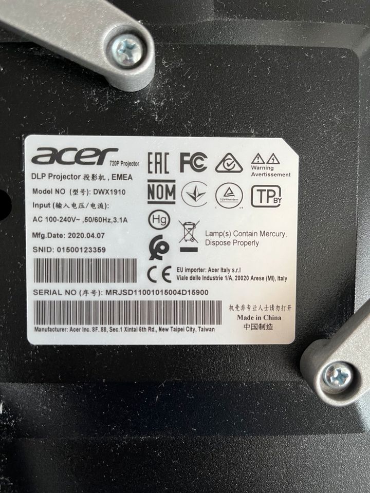 Acer Beamer Heimkino Komplett Set in Heilbad Heiligenstadt